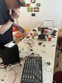 Laser, Dust and Transducer